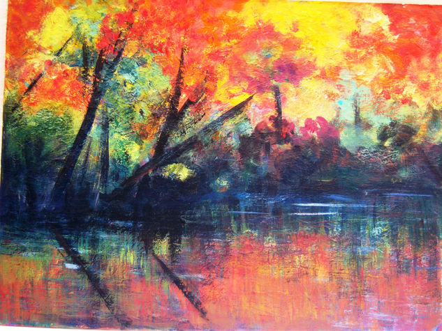 Pido la paz y la palabra Oil Canvas Landscaping