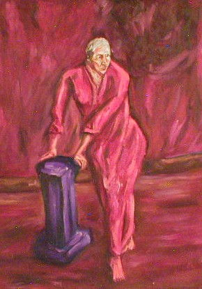 Mujer reposando