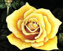 Flor., rosa  amarilla.