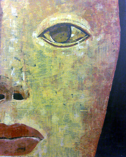 LA MIRADA DE LA DAMA Acrylic Panel Portrait