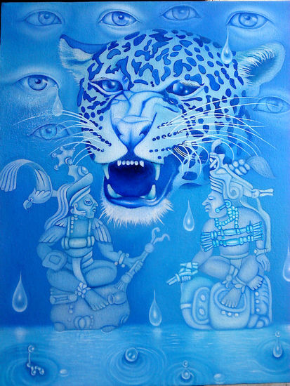 Luuna Jaguar Oil Canvas Others