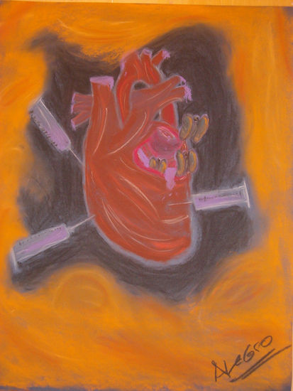 Corazon en mente Pastel Papel