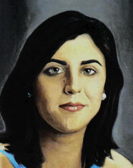 RETRATO DE., DÑA. MILAGROS ALONSO (DETALLE) Oil Canvas Portrait