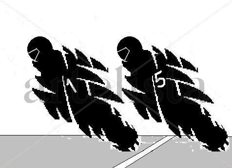 carrera  de  motos
