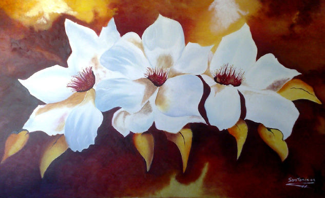 FLORES Oil Canvas Floral Painting