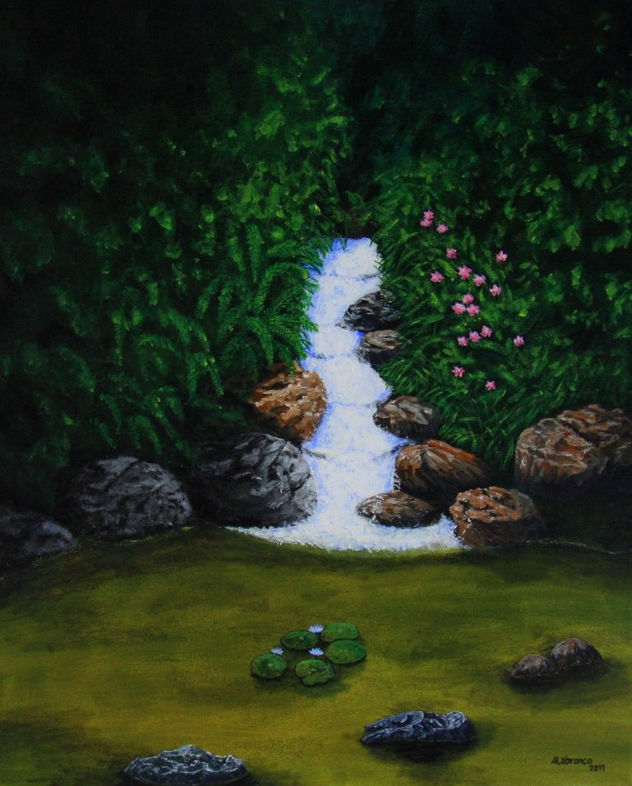 CASCATA ENTRE VERDES