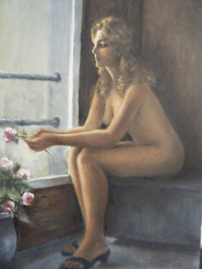 AMANECER Óleo Lienzo Desnudos