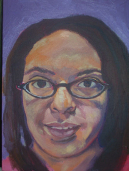 autorretrato con lentes 