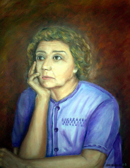 DOLLY BRIZUELA ALAMO Oil Canvas Portrait