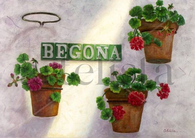 BEGOÑA Oil Canvas Floral Painting