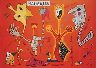 Bauhaus Media Mixta Papel Figura