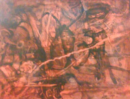 Domación del toro de Minos Mixed Media