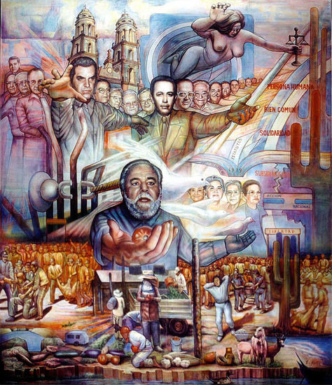 Mural  Historia del PAN 