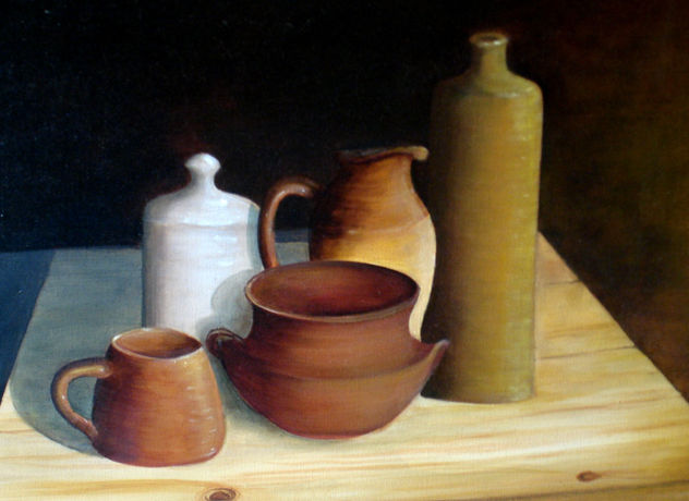 barro y madera