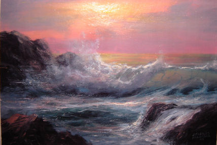 Reventando olas