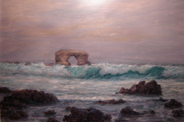 LA PORTADA DE ANTOFAGASTA Acrylic Canvas Marine Painting