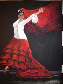 Bailaora rojo