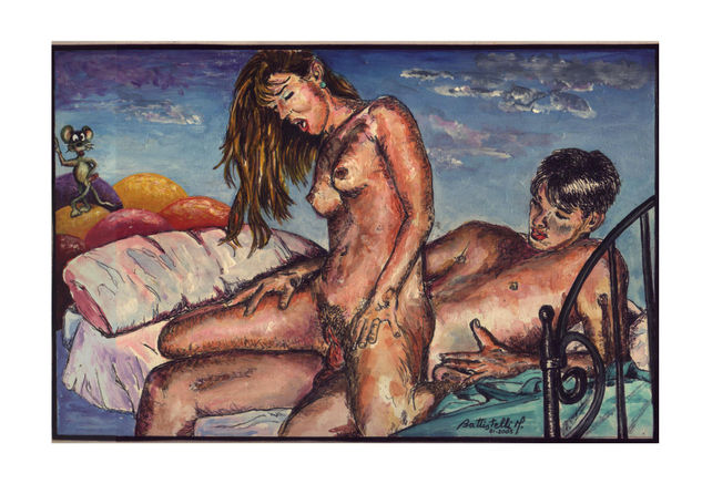 Los ratones del Kamasutra 2 Mixed media Panel