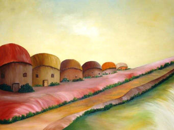 karnák Oil Canvas Landscaping