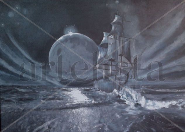 barco pirata Oil Canvas Marine Painting