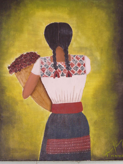 Vendedora de rosas