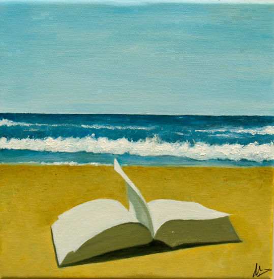 En la playa Oil Canvas Landscaping