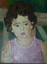 retrato valle en un banco