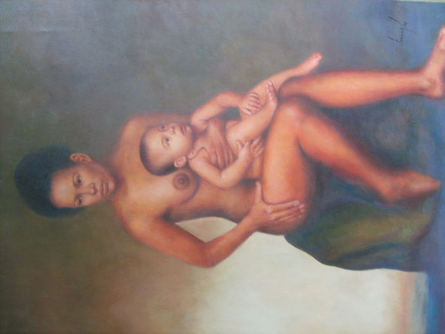 Desnudo Oil Canvas Figure Painting