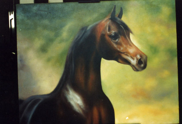 caballo Oil Canvas Landscaping