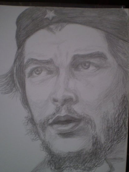 La mirada (El Che) Charcoal