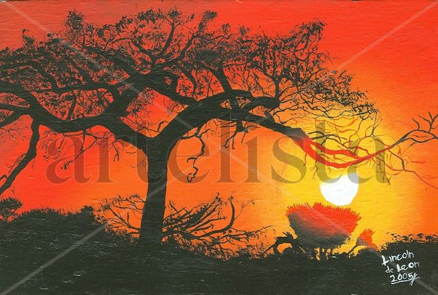 Atardecer Acrylic Panel Landscaping