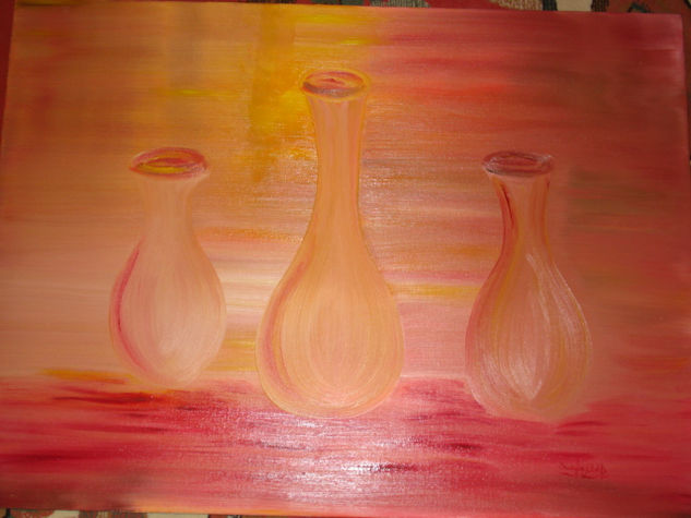 botijos de agua Oil Canvas Others