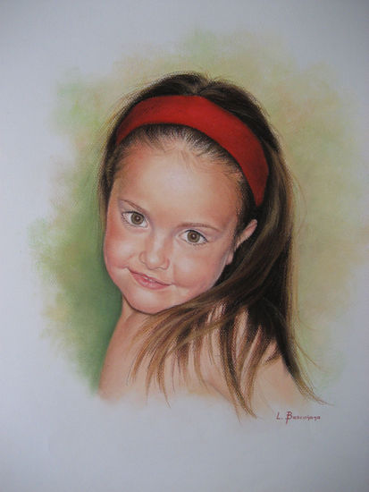 Adriana Pastel Paper Portrait