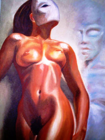 Mentiras al desnudo Oil Canvas Nude Paintings