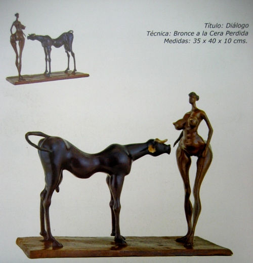 DIALOGO Bronce Figurativa