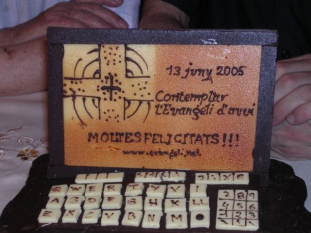 pastel de "Contemplar l'Evangeli d'avui" 