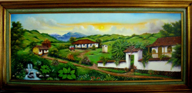 PAISAJE COLOMBIANO Oil Canvas Landscaping