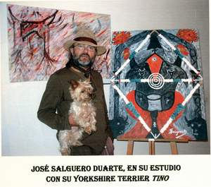 El autor, su perro...