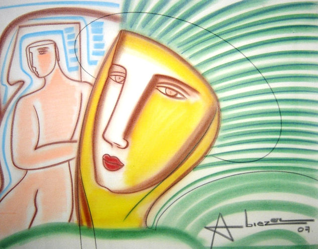 SIN TITULO Mixed media Others Figure Painting