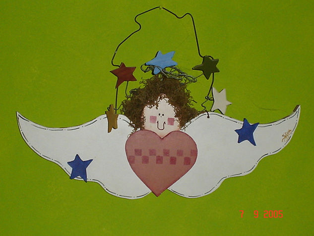 el angel de estrellas Acrylic