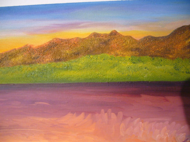 visión colorista Oil Canvas Landscaping