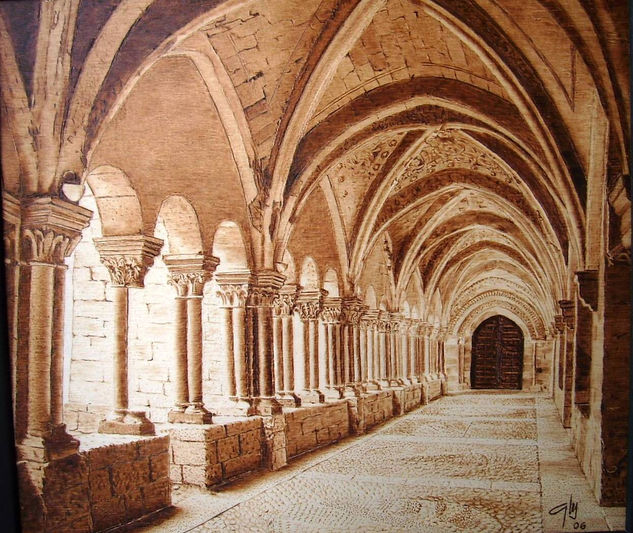 Monasterio de Santa María (Valladolid) Aguafuerte