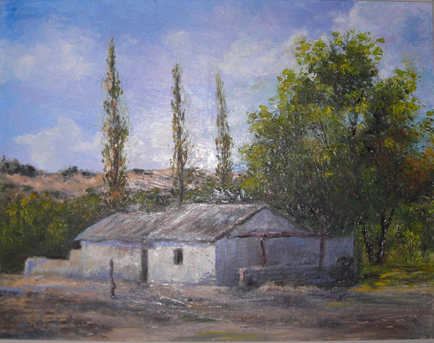 RANCHO DE NONO Óleo Lienzo Paisaje