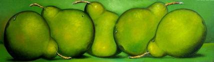 Peras en verde
