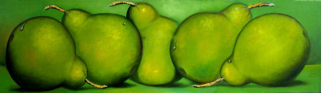 PERAS EN VERDE