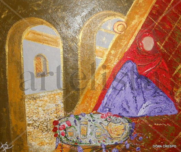 LA CEREMONIA DEL TE Oil Canvas Landscaping