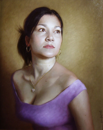 Mariangélica Oil Canvas Portrait