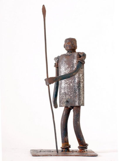 guerrero africano Iron Figurative