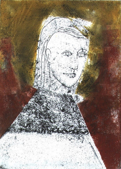 Retrato de dama Etching Process