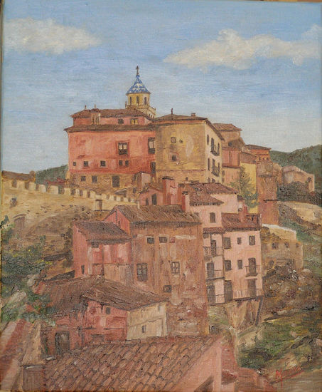 Albarracin Óleo Lienzo Paisaje